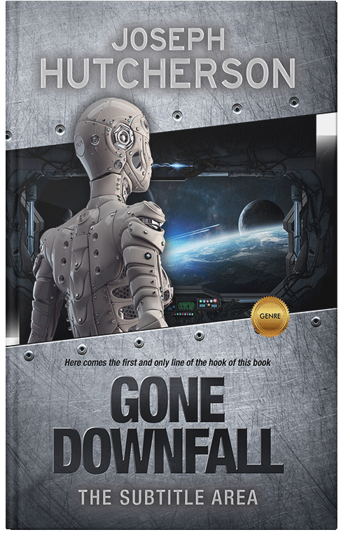 Front view of Premade Science Fiction Book Cover - Mako