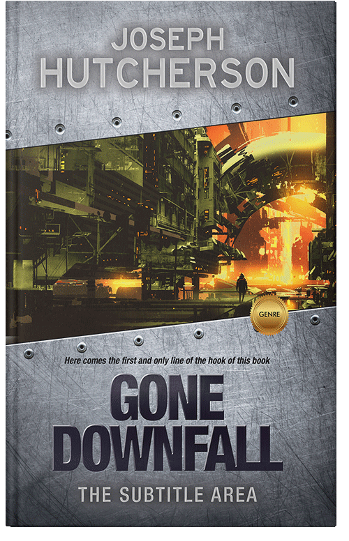 Front view of Premade Apocalyptica Book Cover - Merlin