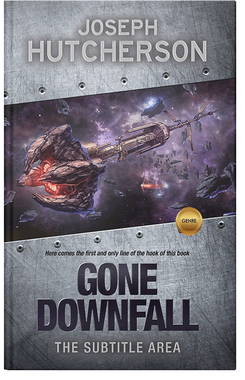 Front view of Premade Science Fiction Book Cover - Salt Box