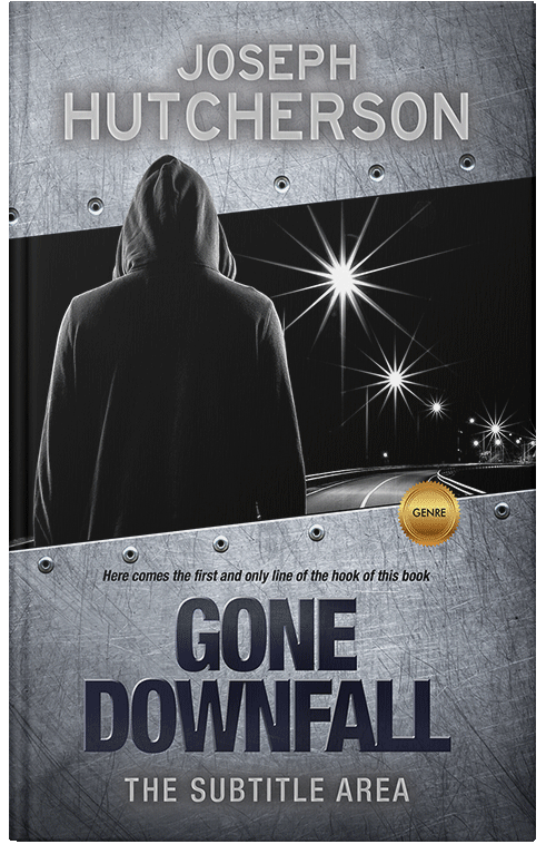 Front view of Premade Mystery & Thriller & Suspense Book Cover - Woodsmoke