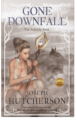 Premade Book Cover Soft Amber