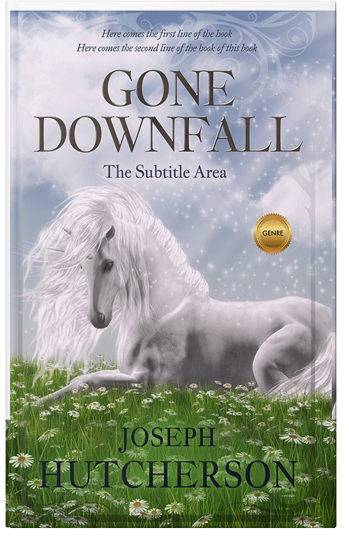 Front view of Premade Fantasy Book Cover - Ghost