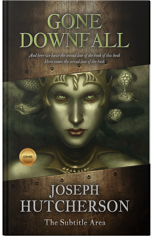 Front view of Premade Historical Book Cover - Oil