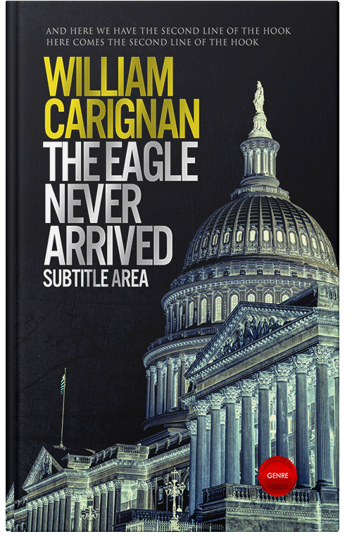 Front view of Premade Mystery & Thriller & Suspense Book Cover - Swamp Green