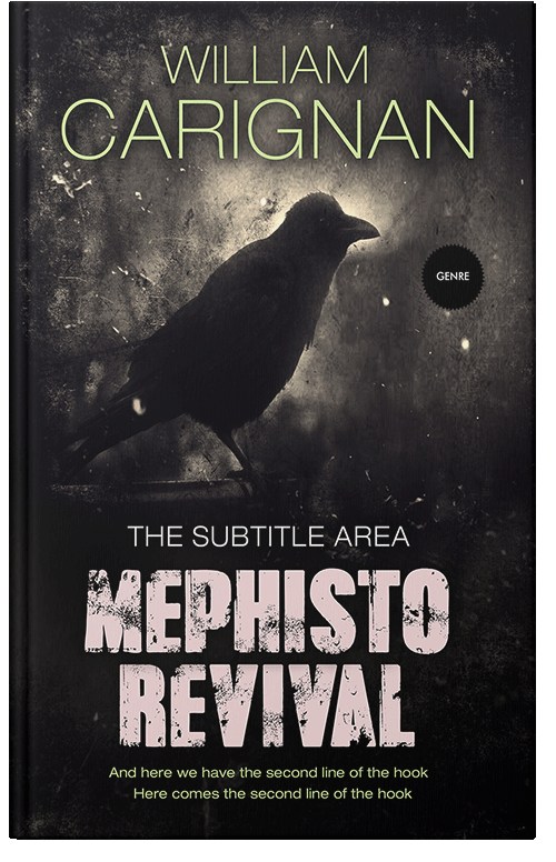 Front view of Premade Fantasy Book Cover - Wafer