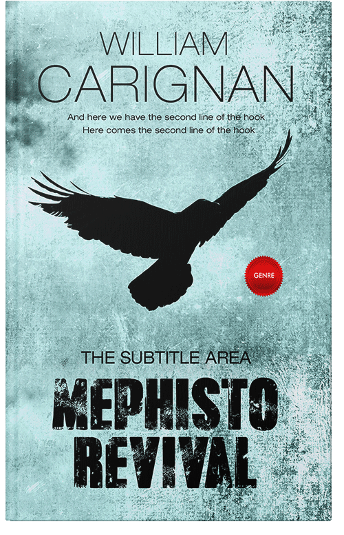 Front view of Premade Horror Book Cover - Ziggurat