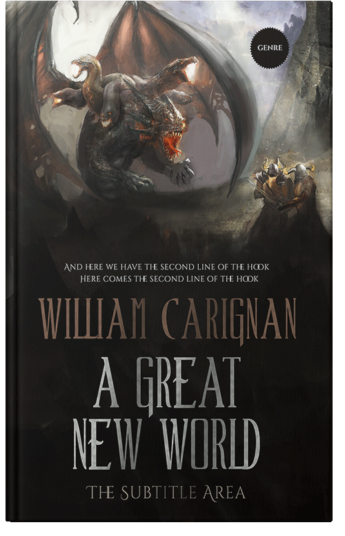 Front view of Premade Fantasy Book Cover - Tide