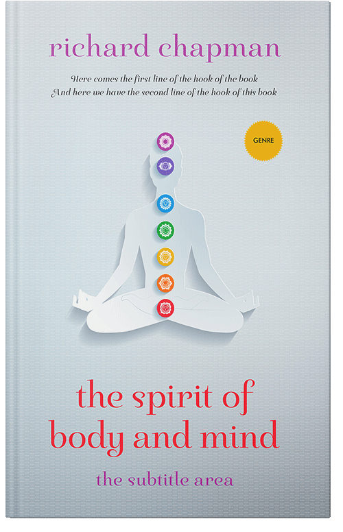 Front view of Premade Health & Mind & Body Book Cover - Geyser