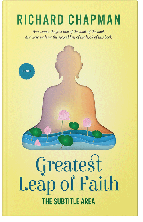 Front view of Premade Religion & Spirituality Book Cover - Sandwisp