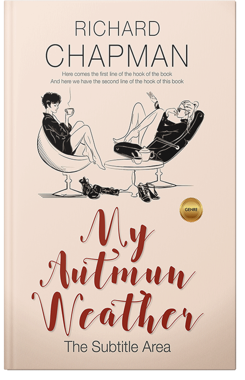 Front view of Premade Teen & Young Adult Book Cover - Linen