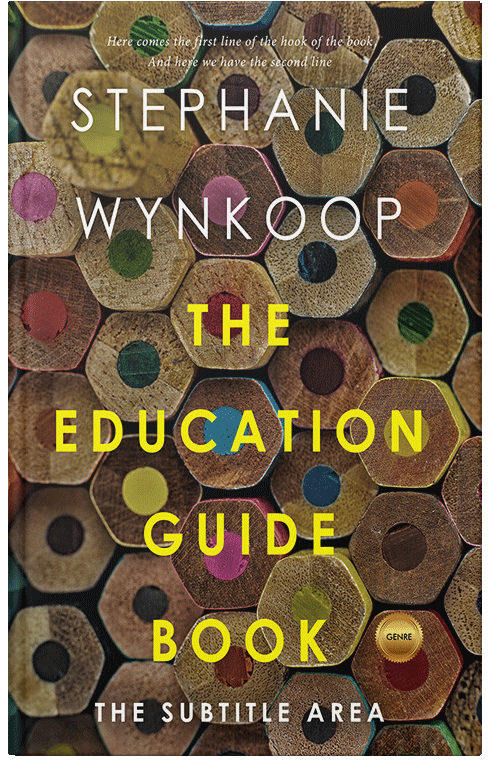 Front view of Premade Education Book Cover - Shingle Fawn