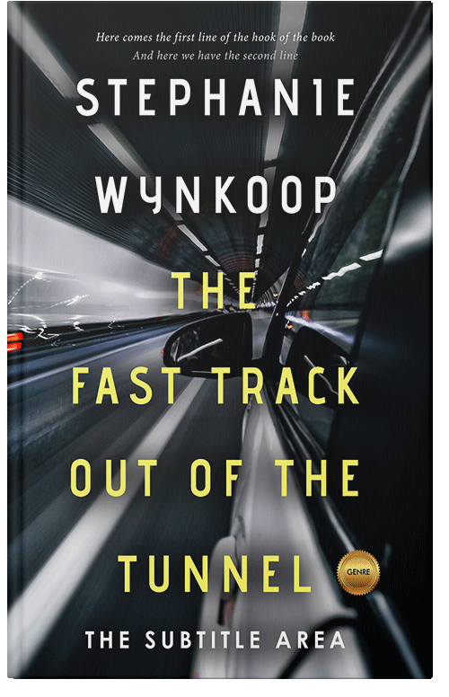 Front view of Premade Mystery & Thriller & Suspense Book Cover - Bison Hide