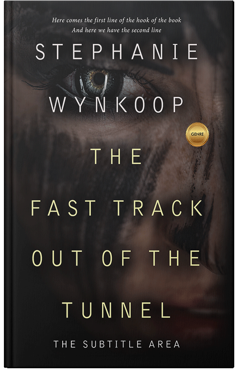 Front view of Premade Horror Book Cover - Cocoa Brown