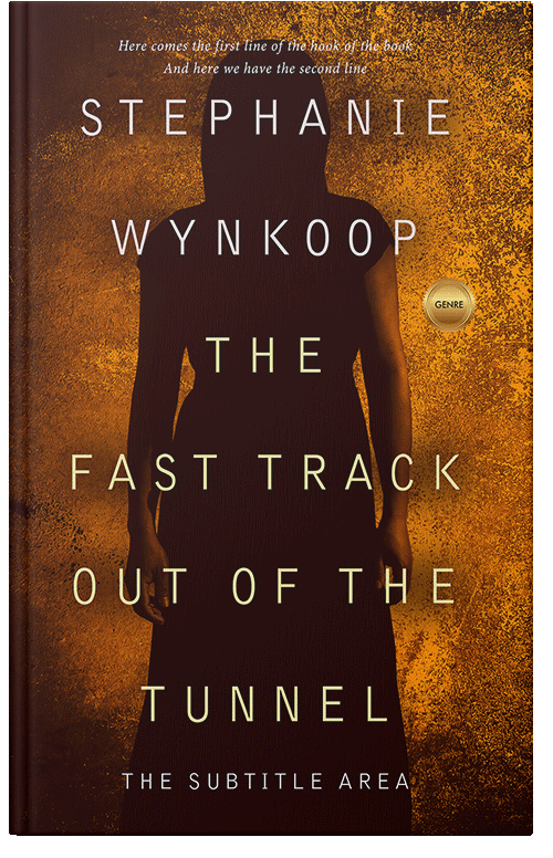 Front view of Premade Mystery & Thriller & Suspense Book Cover - Ochre