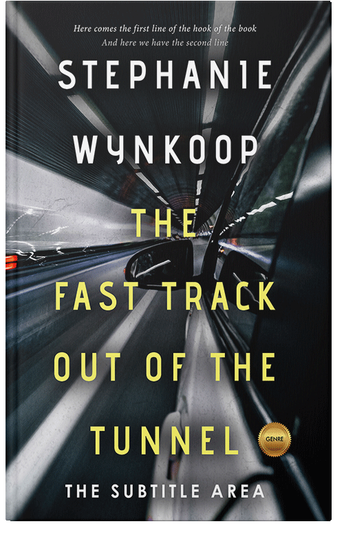 Front view of Premade Mystery & Thriller & Suspense Book Cover - Bison Hide