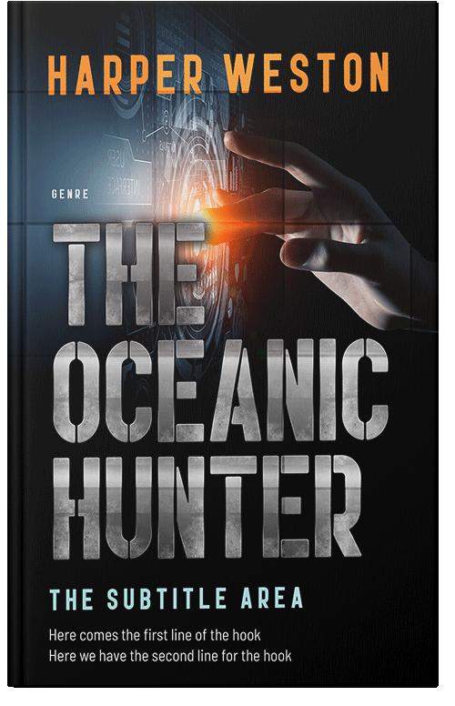 Front view of Premade Business Book Cover - Woodsmoke