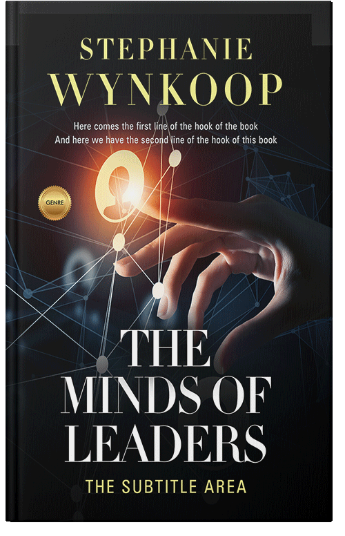 Front view of Premade Business Book Cover - Tan