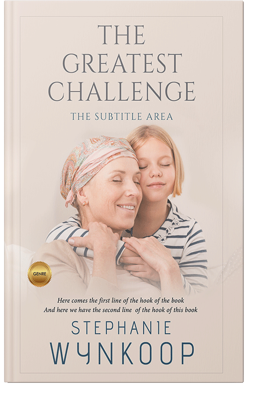 Front view of Premade Health & Mind & Body Book Cover - Pot Pourri