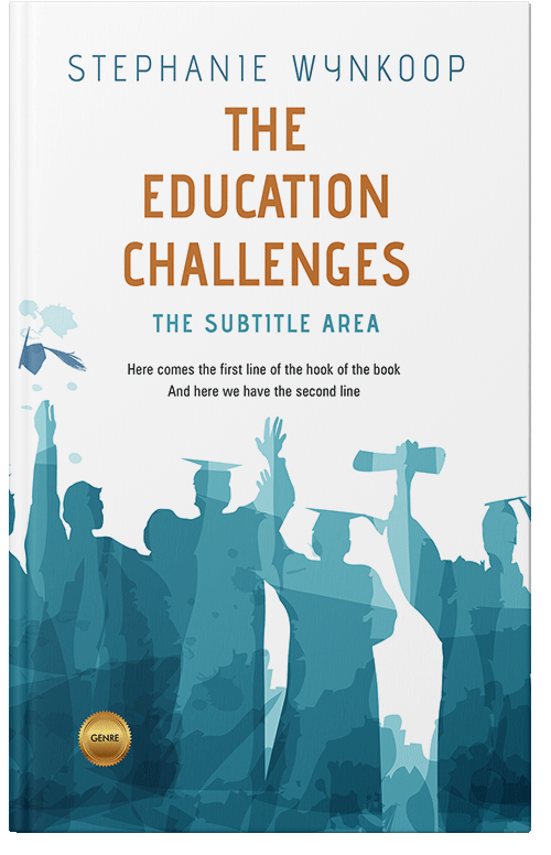 Front view of Premade Education Book Cover - Jelly Bean