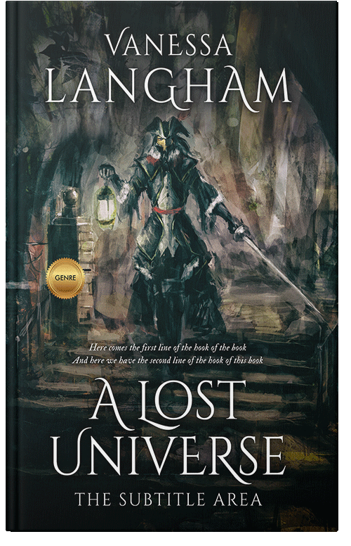 Front view of Premade Fantasy Book Cover - Aztec