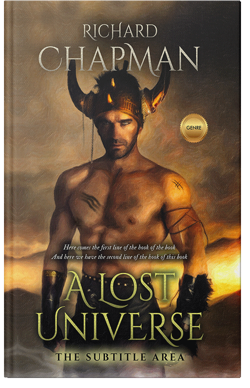 Front view of Premade Romance Book Cover - Bistre