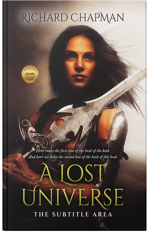 Front view of Premade Fantasy Book Cover - Cameo