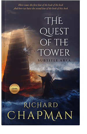 Pre Made Book Cover Steel Gray