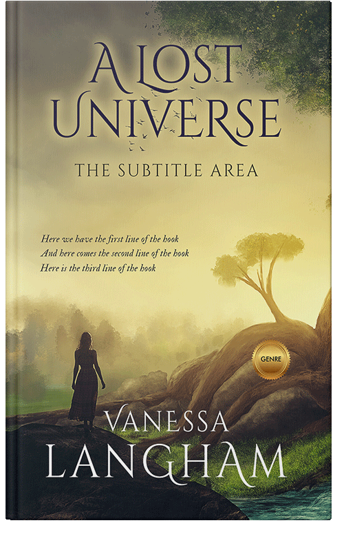 Front view of Premade Fantasy Book Cover - Gimblet