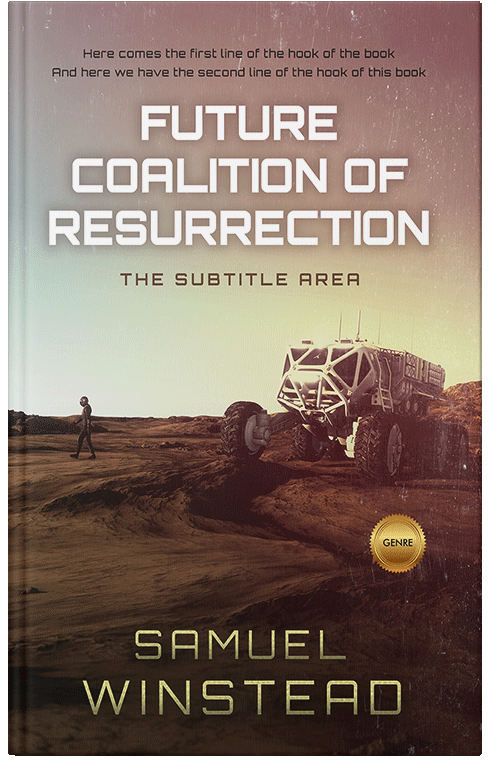 Front view of Premade Science Fiction Book Cover - Sandrift
