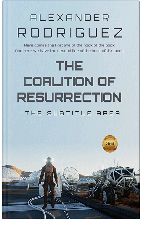 Front view of Premade Science Fiction Book Cover - Botticelli