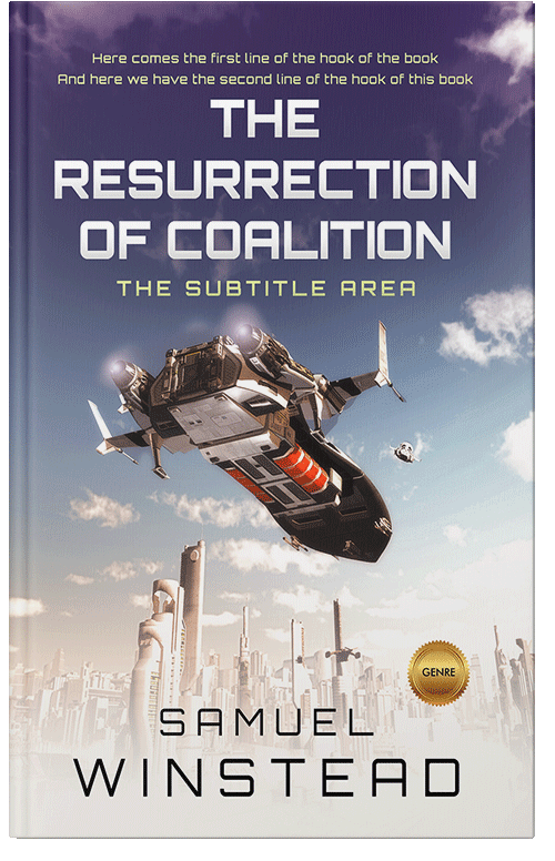 Front view of Premade Science Fiction Book Cover - Port Gore