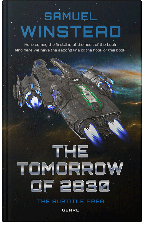 Front view of Premade Science Fiction Book Cover - Woodsmoke