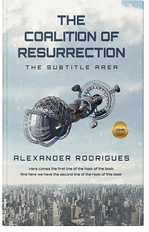 Front view of Premade Science Fiction Book Cover - Geyser