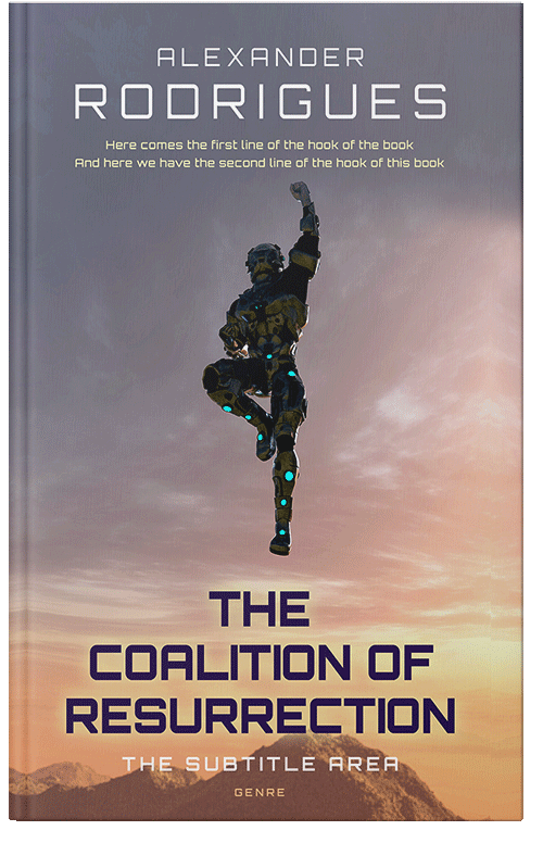 Front view of Premade Science Fiction Book Cover - Bazaar