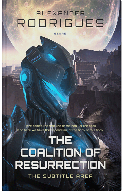 Front view of Premade Science Fiction Book Cover - Pearl Bush