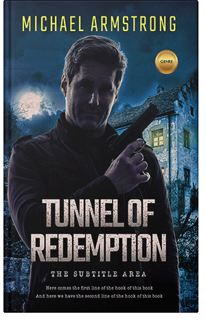 Premade Book Cover Ebony