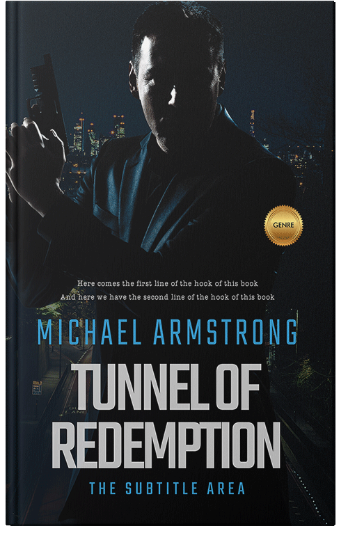 Front view of Premade Mystery & Thriller & Suspense Book Cover - Bunker