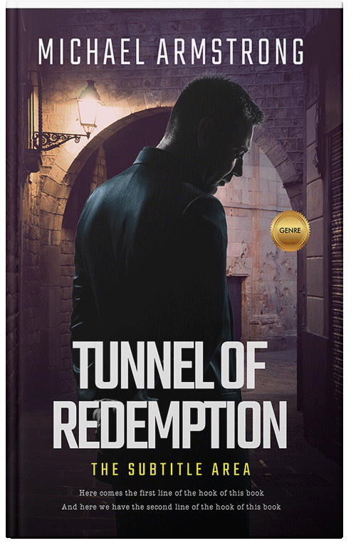 Front view of Premade Mystery & Thriller & Suspense Book Cover - Gondola