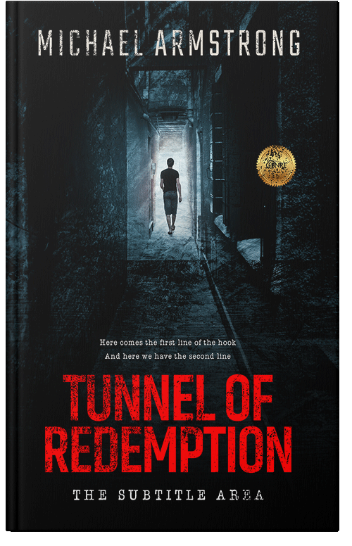 Front view of Premade Mystery & Thriller & Suspense Book Cover - Cinnabar