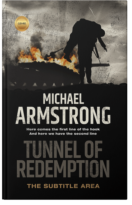 Front view of Premade Apocalyptica Book Cover - Malta