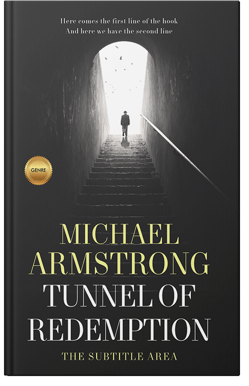 Front view of Premade Mystery & Thriller & Suspense Book Cover - Mine Shaft