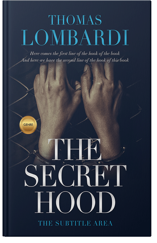 Front view of Premade Mystery & Thriller & Suspense Book Cover - Ebony