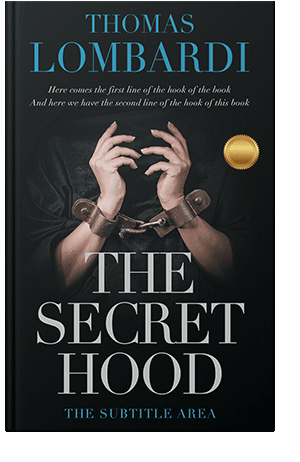 Pre Made Book Cover Soft Amber