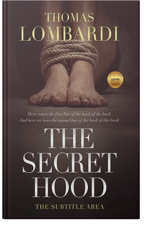 Front view of Premade Mystery & Thriller & Suspense Book Cover - Woody Brown
