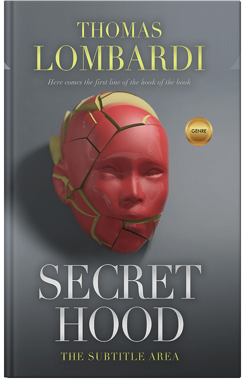 Front view of Premade Health & Mind & Body Book Cover - Scorpion