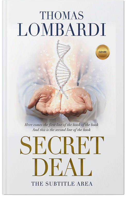 Front view of Premade Medical Book Cover - Bon Jour