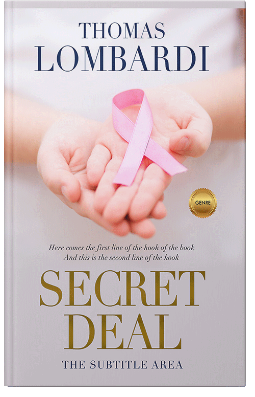 Front view of Premade Medical Book Cover - Lola