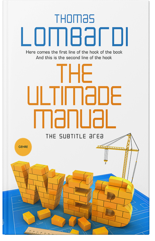 Front view of Premade Business Book Cover - Matisse