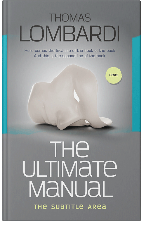 Front view of Premade Health & Mind & Body Book Cover - Oslo Gray