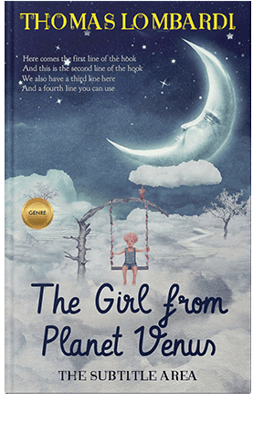 Pre Made Book Cover Silver Sand